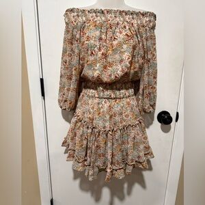 Floral Off-Shoulder Mini Dress